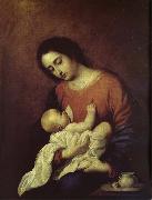 Francisco de Zurbaran The Virgin Mary and Christ painting